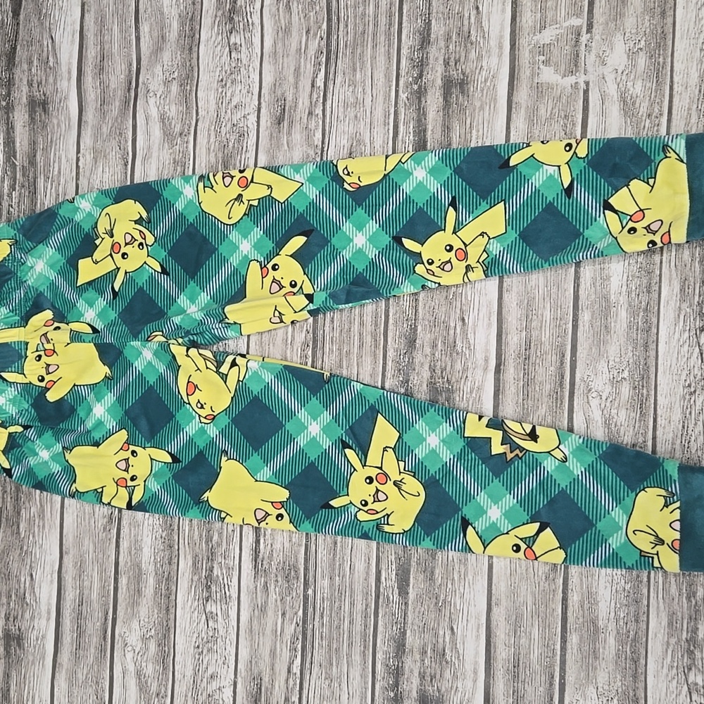 Pokemon Plaid Pikachu Pajamas - Picture 6 of 7